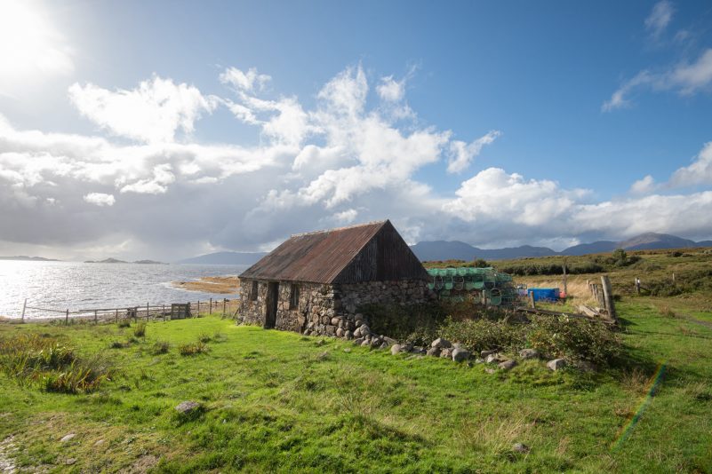 Fishing hut, Scottish Highlands. Photo by Rob Fraser