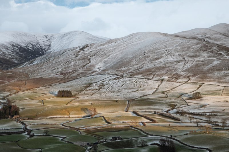 Western flanks of the Howgill Hills, Cumbria. Photo by Rob Fraser