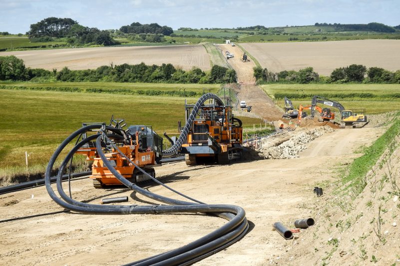 Pipe laying for the Dudgeon Offshore Wind Farm. Image by Natural England/Julian Dowse.