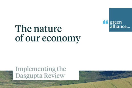 The nature of our economy: implementing the Dasgupta Review